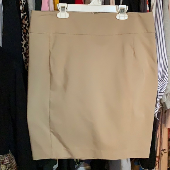 Nude/Beige pencil skirt - Picture 2 of 2